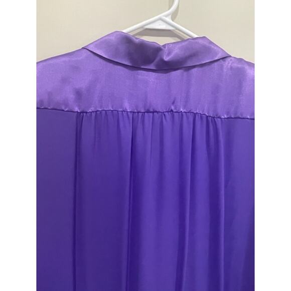 Vintage Joy Gordon Pleated Dress Elegant V Neck A Line Midi Dress Women's Sz 16 - Picture 7 of 11